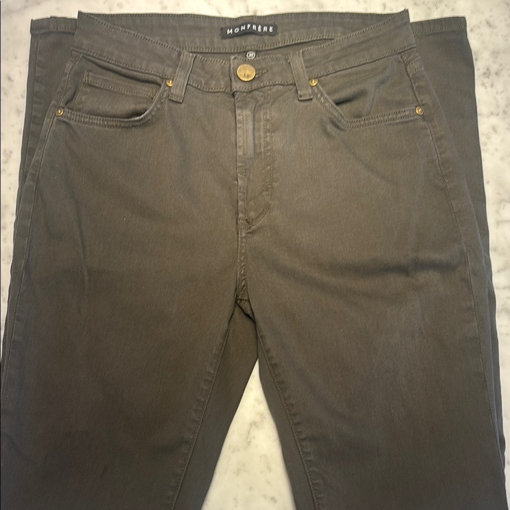 Monfrère Brando Parisian Olive Green Jeans - 30